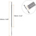 4pcs Chainsaw File, 11/64" (4.5mm) Round High Carbon Steel Double Cut Rasp for Sharpening