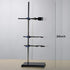 Heavy 24" Laboratory Stand Support, Metalware Ring Stand, Industrial Grade Retort Stand Set for Chemistry