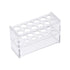 uxcell Acrylic Test Tube Holder Lab Stand Rack, 2x6 Wells for 10ml Centrifuge Tubes, Clear