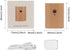 1-Pack 2700K LANDGOO Wood Step Light with Motion Sensor, Rechargeable Stair Night Light, Beech Wood Warm White LED Wall