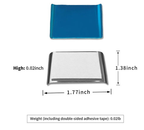 Under Cabinet Lights Magnetic Stickys 4PCS - Replacement Magnetic Strips with Adhesive Backing for Under Cabinet