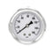 PIC Gauge S202L-254F: 2.5" Dial Pressure Gauge, 0/160 psi Range, Glycerine Filled, Stainless Steel Case, Brass Internals
