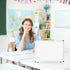 Large Magnetic Dry Erase Whiteboard, Portable 15.5” x 11.5” x 1.25” with Handle for Memos and Note-Taking