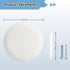 GeegAcc 3Pcs CP3540 3.5-4 Inch Round Ceiling Cover Plate for Electrical Box - Paintable White Hole Cover to Conceal