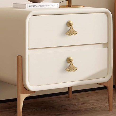 SANCHAKOU 2 Pack Furniture Knobs Brass Bedside Table Chinese Style Drawer Handles Gold Wardrobe Cabinet Handles Copper