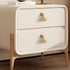 SANCHAKOU 2 Pack Furniture Knobs Brass Bedside Table Chinese Style Drawer Handles Gold Wardrobe Cabinet Handles Copper
