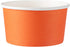 8-Ounce 50 Frozen Coppetta Dessert Cups, Disposable Ice Cream Cups - Lids Sold Separately, Sturdy, Orange Paper Yogurt