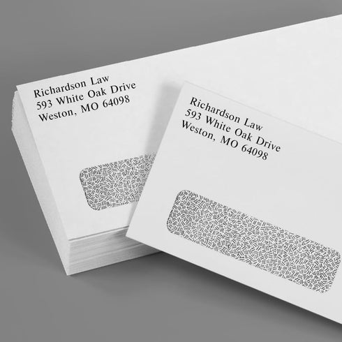 LUXPaper #9 Business Window Envelopes | 50 Qty | 3 7/8" x 8 7/8" | White | 24lb. Text