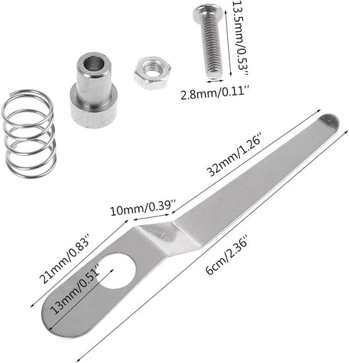 Stainless Steel Specimen Presser Holder Slides Clips for Biological Microscope