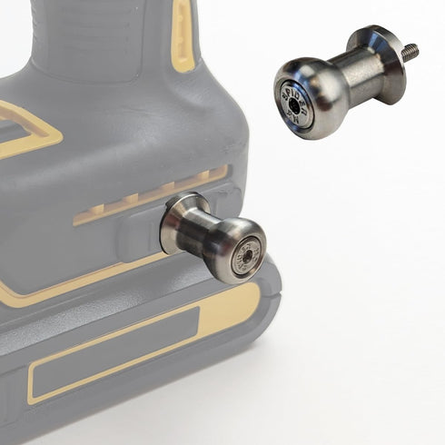 Spider Tool Holster - Drill Pins - Premium CNC Stainless Steel - Attaches to Any Brand Power Drill and Driver
