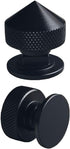 JGR 1 Pair Welding Hood Fasteners, Aluminum (Spiked-Black)