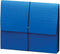 Expanding Wallet by Smead, Extra Wide Letter Size, Navy, 10 per Box (71122)