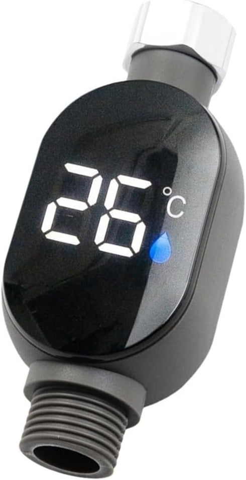 TRIFUNESS For Home Bathroom Kitchen,For Led Digital Display Temperature Gauge Shower Temperature Meter