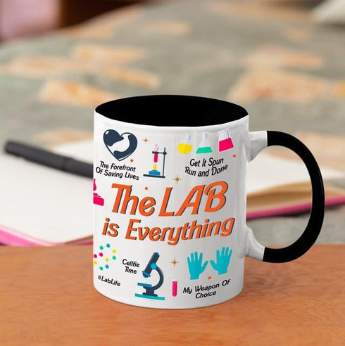Funny Lab Tech Gifts - Ceramic Mug 11oz, Lab Week Gifts for Laboratory Workers, Medical Laboratory Science Gifts for