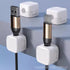 Ariettie 6 Pack Magnetic Cable Clips, Cord Organizer Holder Under Desk Cable Management Adhesive Wire Holder Keeper