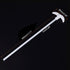 MECCANIXITY PTFE Electric Stirring Rod, 450mm Length Overhead Stirrer Mixer Shaft with Foldable Paddle for Lab Use