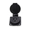US Standard Water-Proof Power Outlet 3-Hole Socket AC 15A 125V Panel Mount Dust-Proof Connector