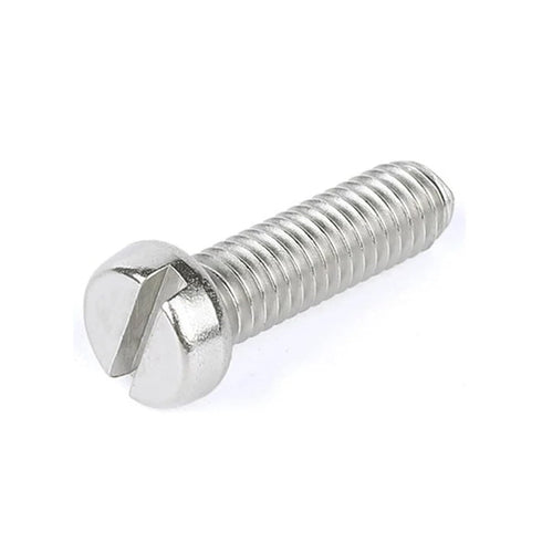 Generic GB65 M1.6 M2 M2.5 M3 M4 M5 M6 35mm x100pcs M5 Stainless Steel Slotted Cap Head Slot Column Round Cheese Head