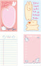 Monolike Memopad Happy and Lucky Petit Petit B SET, 4 Packs, 320 Sheets Total, Note Pads, Writing Pads