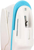 No Staple Stapler - ABS No Staple Stapling Machine for Home, School, Office and Travel Use (White)