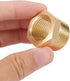 Brass Pipe Fitting Hex Head Bushing Adapter, 3/4 Inch NPT Male to 1/2 Inch NPT Female Hose Tube Fitting