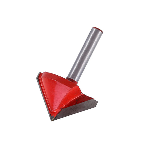 4 Piece 90 Degree V Groove Router Bits, 1/4 Inch Shank, Carbide Tipped for Woodworking Chamfer