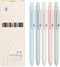 Lanxivi 5 Pcs Gel Pens, Quick Dry Ink, Black Refill, 0.5mm Fine Point Premium Retractable Pens