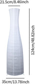 Gralara Paper Floor Lamp Shade Light Cover Minimalist Lighting Fixture Accessory Lampshade Replacement Shade