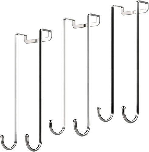 Over The Door Hook, 11.8 inch Heavy Duty Door Hanger for Home, Kitchen, Office
