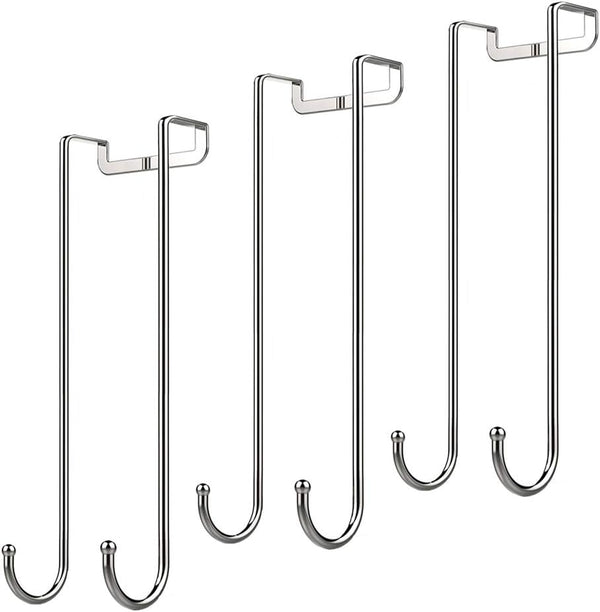 Over The Door Hook, 11.8 inch Heavy Duty Door Hanger for Home, Kitchen, Office