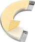 2PCS Round Escutcheon Plate 304 Stainless Steel Snap-fit Decorative Cover for Outer Diameter 65mm, Inner Diameter 24mm