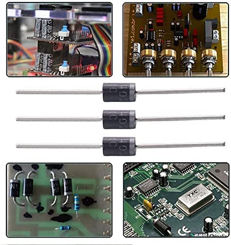 Heyiarbeit 20Pcs MUR460 Rectifier Diode 4A 600V Power Rectifier for Circuit Isolation Electrical Experiments