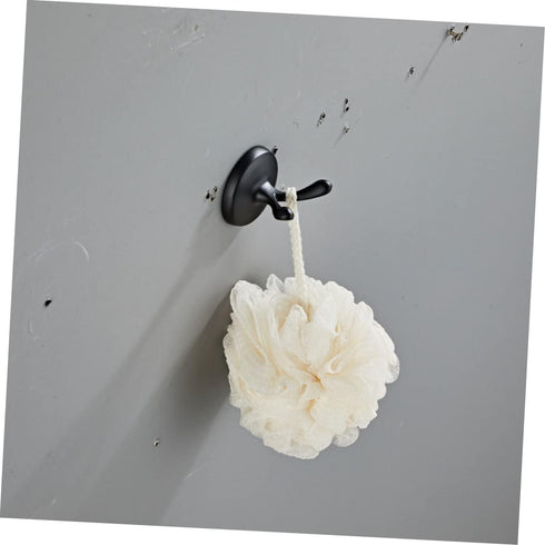Stylish Black Stainless Steel Towel Rack Stand for Bathroom & Kitchen
