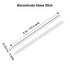 15 Pack Glass Stirring Rods: Diameter 0.314 inch Length 6 inch Glass Stir Sticks, Borosilicate Glass Stirring Rod for Mixing Lab