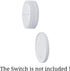 Ultra Slim Wall Holder for Philips Hue Light Switch Remote, Aluminum Invisible Design for Hue Dimmer Switch