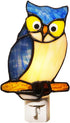 HUIMIEJU Colored Glass Owl Night Light, Children's Room Animal Night Light, Wall