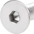 uxcell M5x30mm Flat Head Machine Screws, 10Pcs Inner Hex Screw 304 Stainless Steel Fasteners