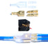4.0mm Diameter Bullet Terminals Quick Connector, Insulating Sleeves, Brass Electrical Crimping Plug for Car Cold Cable