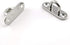 2-Pack M5 Strip Type Eye Plate with Enclosed Hook, 304 Stainless Steel Heavy Duty Ceiling & Wall Mount Hardware