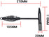 Welding Chipping Hammer with Coil Spring Handle for Cleaning Slag and Welding Residue