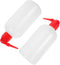 SOLUSTRE 2 pcs Narrow Mouth Wash Bottles with Graduated Scale Plastic Laboratory
