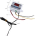 XH-W3001 Mini Thermostat Switch, 12V Digital Intelligent Temperature Controller with Waterproof Sensor Probe