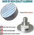 Welding Hood Pipeliner Helmet Fasteners-1Pair Silver Aluminum Helmet Pipeliner Headgear Replacement Parts Accessories Screws Flip Hood, Anti-Rust and Durable (Silver-gh) by KAYBOO