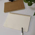 Softcover Spiral Notebook/Spiral Journal, Kraft Cover, 50 Sheets (100 Pages) Blank Pages, 10 Notebooks Per Pack, A5, 8.5" x 5.7", Brown by YUREE