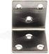 Zernnis (8 40x40x40mm Pieces) Angle Connector Corner Brackets Stainless Steel L Shape Brace Brackets for Wood Shelving