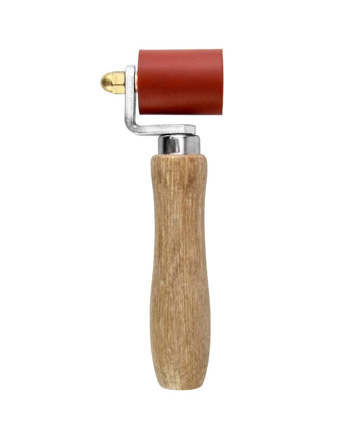 QWORK 40mm Silicone Seam Roller: Wallpaper Smoothing Tool for PVC/TPO/EPDM Single Ply Roofing Tape