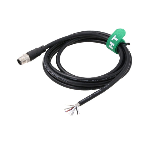 M12 5 Pin Male A-Coded Sensor Cable to Bare Wire for Device Network, Industrial Controls Automation, 3m