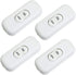 Inline Cord Switch - PLUSPOE 4-Pack On Off Button Control for Lamps and LED Lights