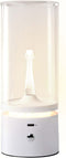 White Bedside Lamp with USB-C Cordless Charging, 1800K Warm 4-Level Touch Table