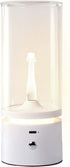 White Bedside Lamp with USB-C Cordless Charging, 1800K Warm 4-Level Touch Table